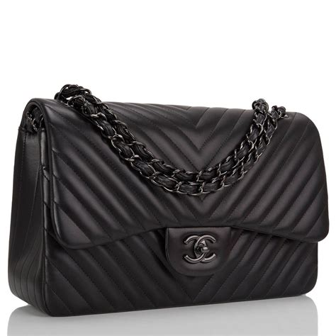 chanel black chevron mini flap bag|chanel flap bag jumbo.